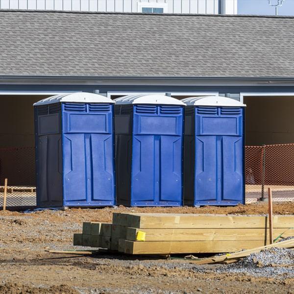 Heavy-duty construction site porta potty in Grand Island, Nebraska